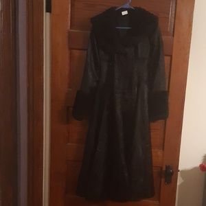 Lip Service Gothic Black Ladies Coat